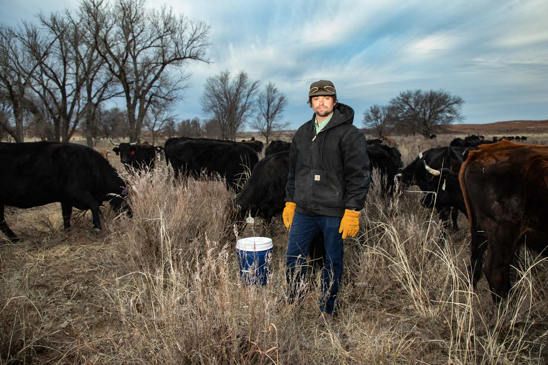 Adam Isaacs at his Needmore Creek Ranch in Canadian, Texas. Shot on location for The New York Times. Brett Deering Photography
