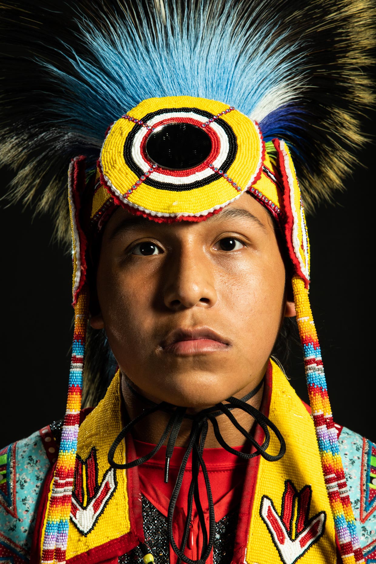 Portrait commission for the First Americans Museum in Oklahoma City. Brett Deering Photography